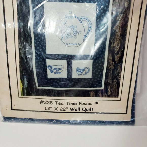 Pearl Louise Designs #338 Tea time posies 12"   × - Picture 13 of 13